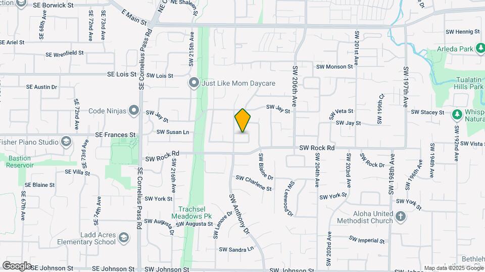 1521 SW Cloverdale Way Map and Location Details