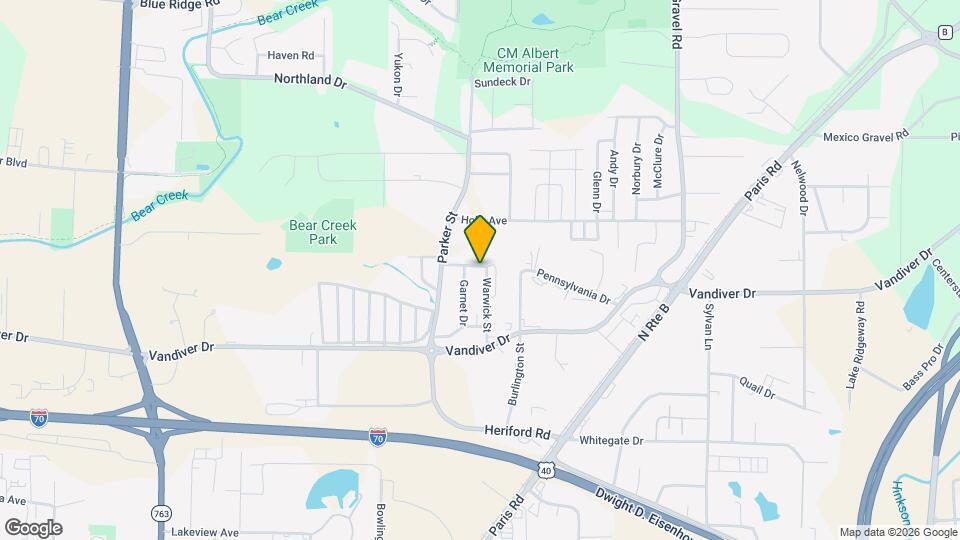 2205 Warwick St Map and Location Details