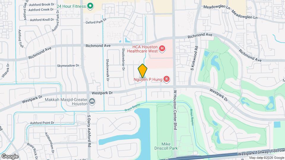 3419 Shadowchase Dr Map and Location Details