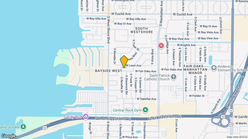 4613 W Fair Oaks Ave Map and Location Details