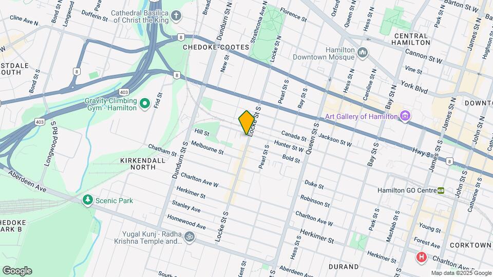 144 Locke St S Map and Location Details