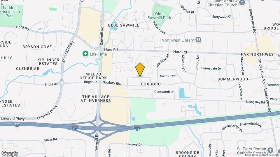 2581 Sandbury Blvd Map and Location Details