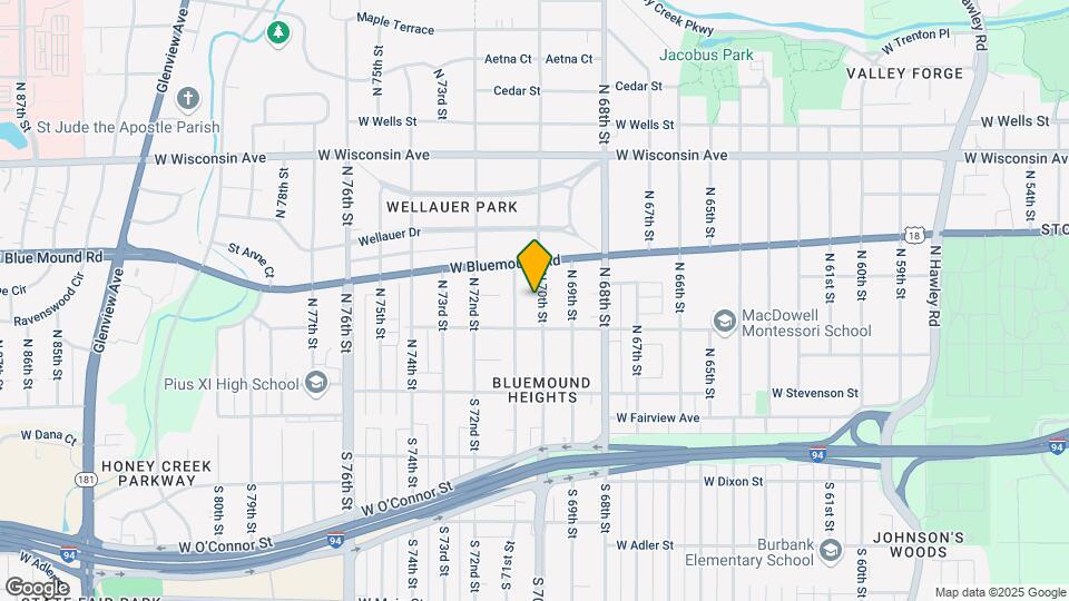 337 N 70th St Map and Location Details