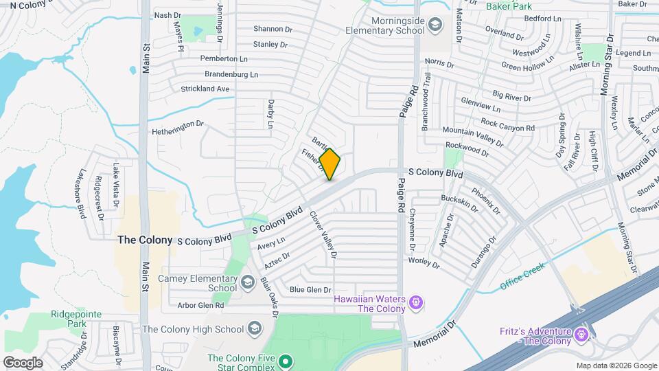 5133 S Colony Blvd Map and Location Details