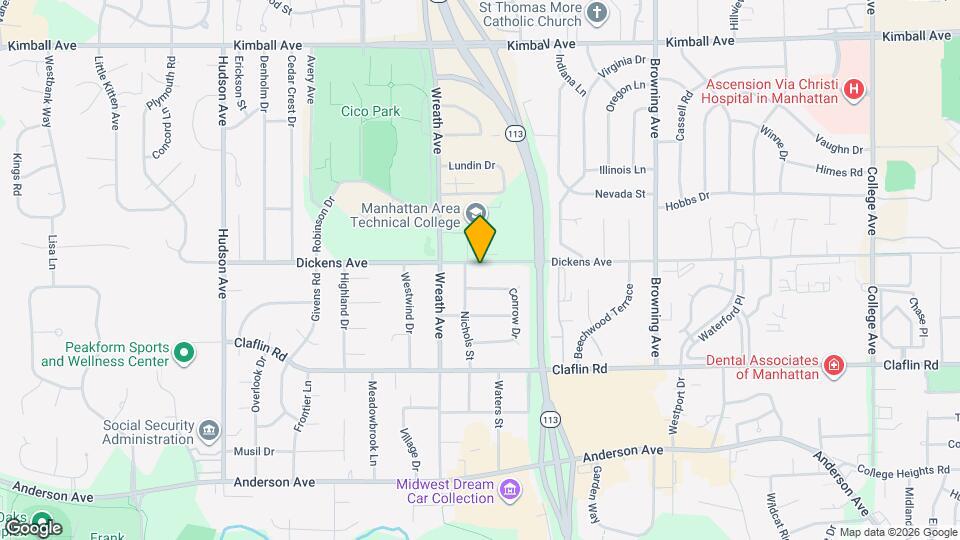 3033 Dickens Ave Map and Location Details