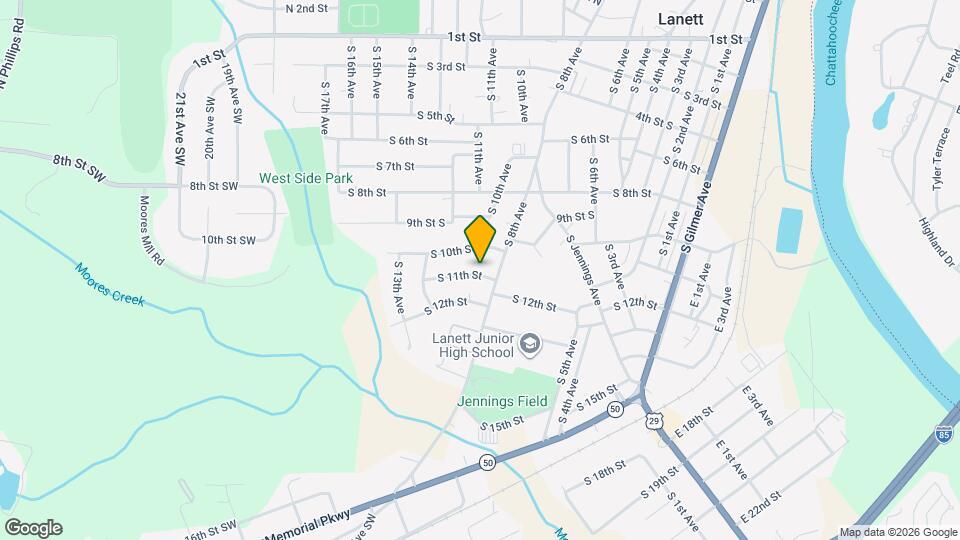 806 S 11th St Map and Location Details