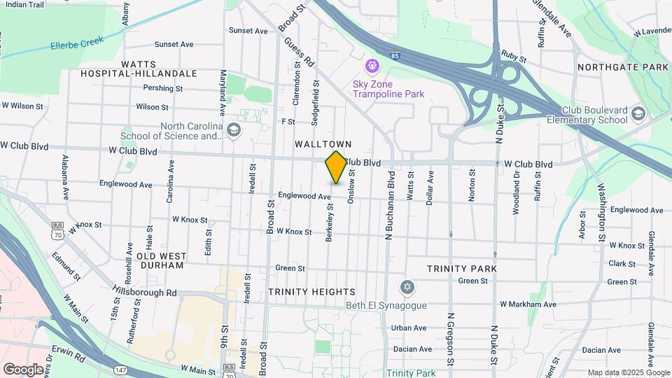 1104 Berkeley St Mapa y Detalles de la Ubicación