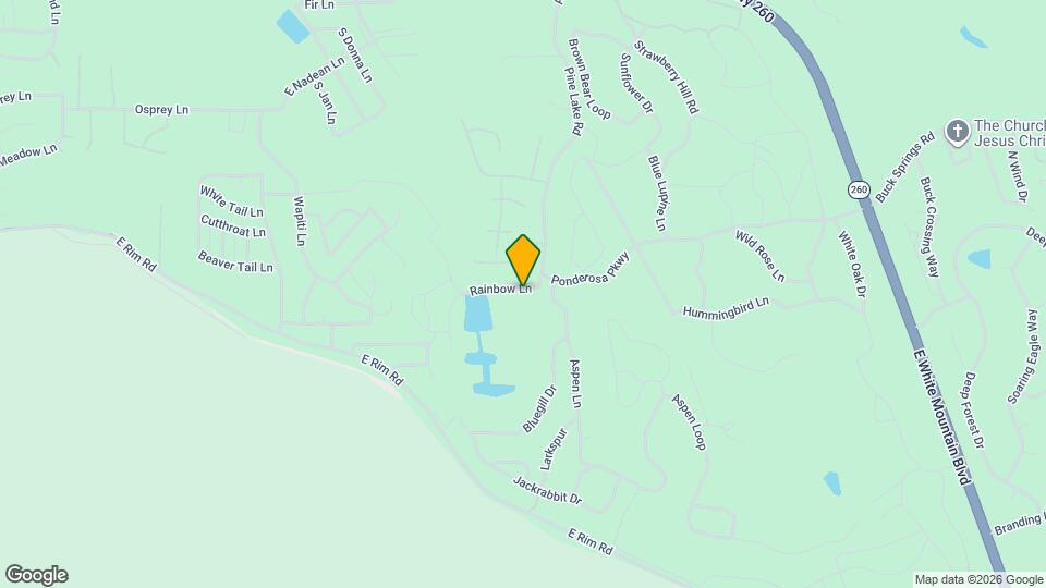 2327 Rainbow Ln Map and Location Details