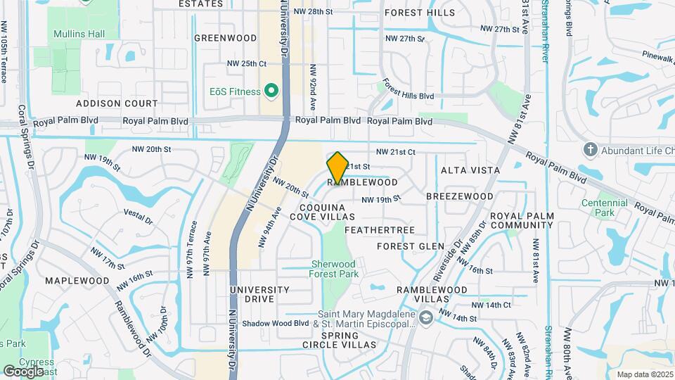 9062 NW 20th Manor Map and Location Details