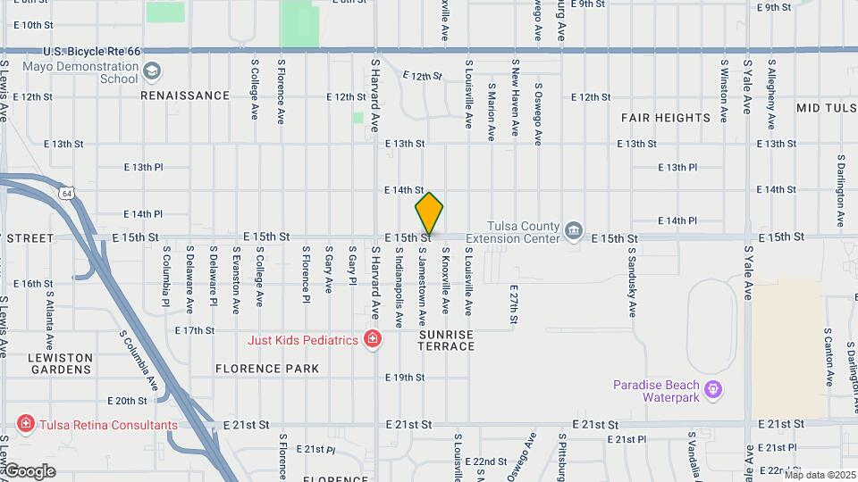 1501 S Jamestown Ave Mapa y Detalles de la Ubicación