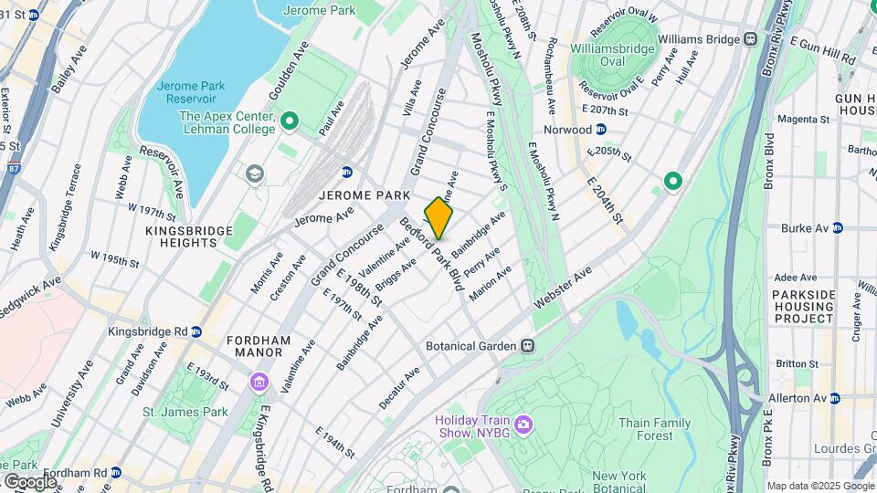 261 Bedford Park Blvd Mapa y Detalles de la Ubicación