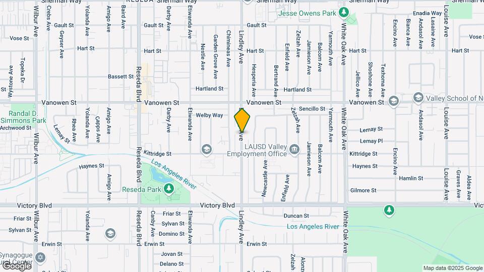 6638 Lindley Ave Map and Location Details