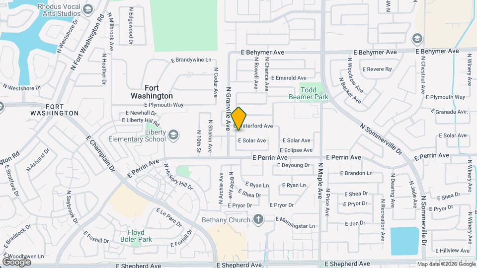 9588 N Boyd Ave Map and Location Details