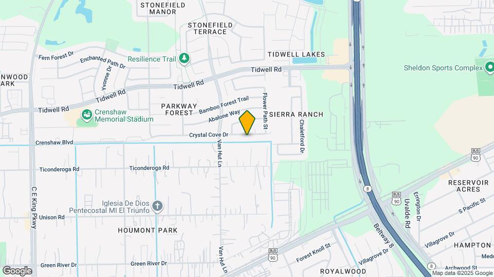 13102 Crystal Cove Dr Map and Location Details