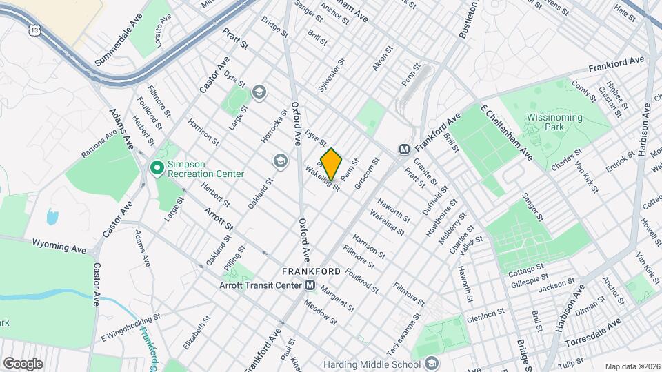 4940 Penn St Map and Location Details