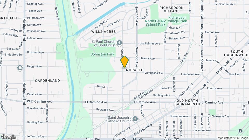 309 Lampasas Ave Map and Location Details