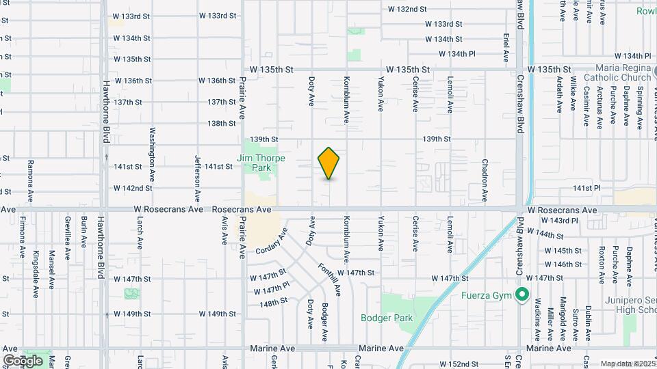 14105 Fonthill Ave Map and Location Details