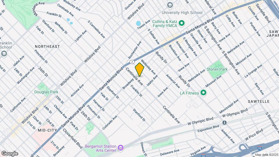 1518 Centinela Ave Map and Location Details