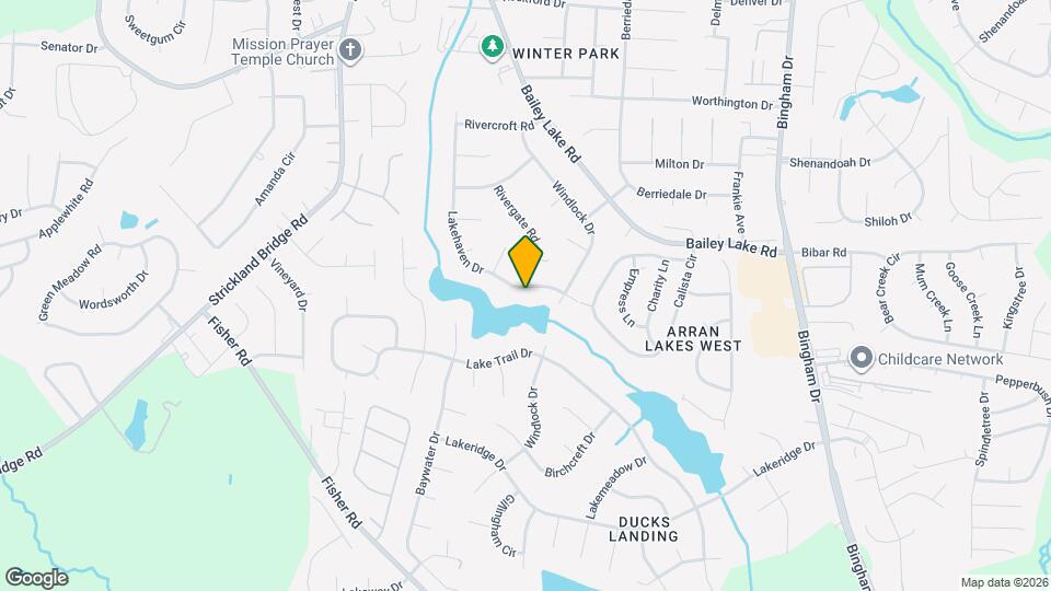 6217 Lakehaven Dr Map and Location Details