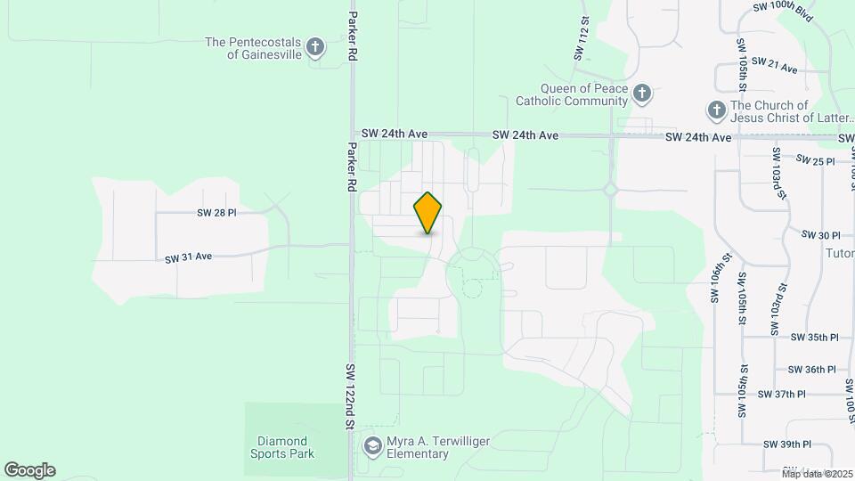 11873 SW 29th Pl Map and Location Details