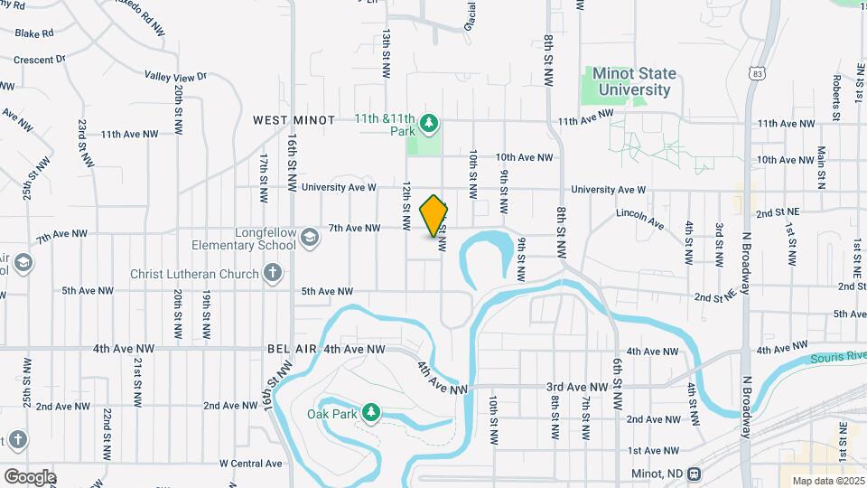 617 11th St NW Map and Location Details