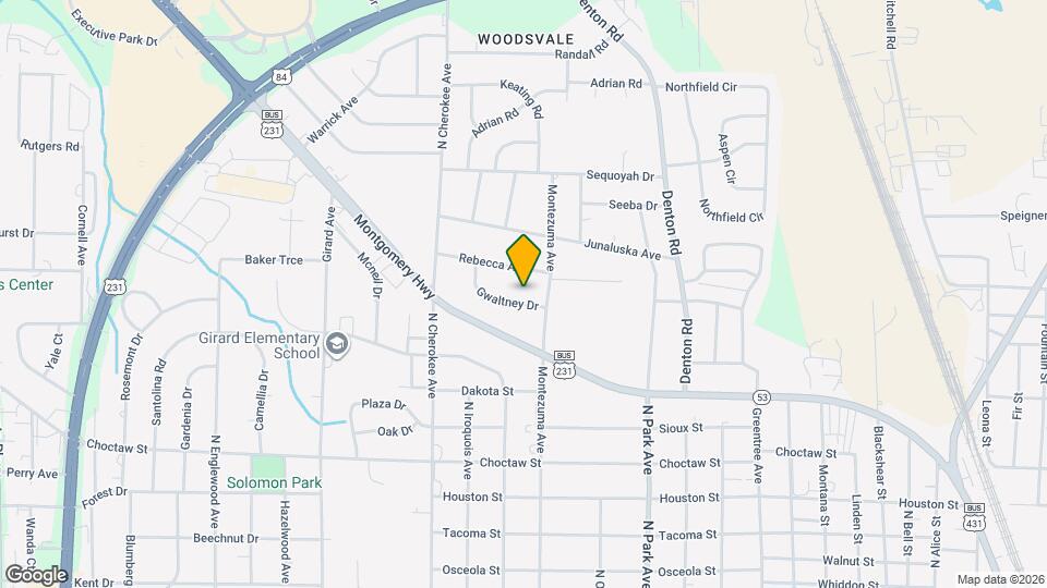 404 Gwaltney Dr Map and Location Details