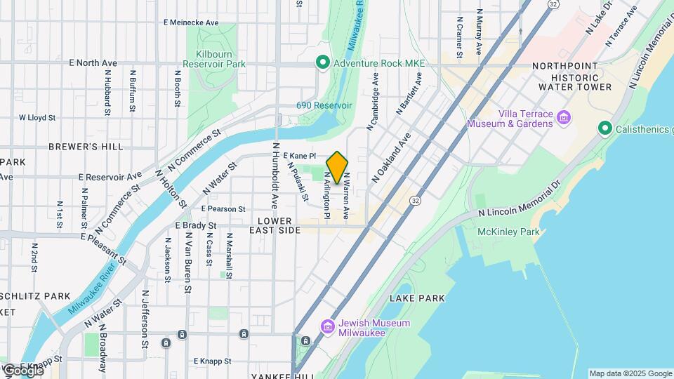 1320 E Hamilton St Map and Location Details