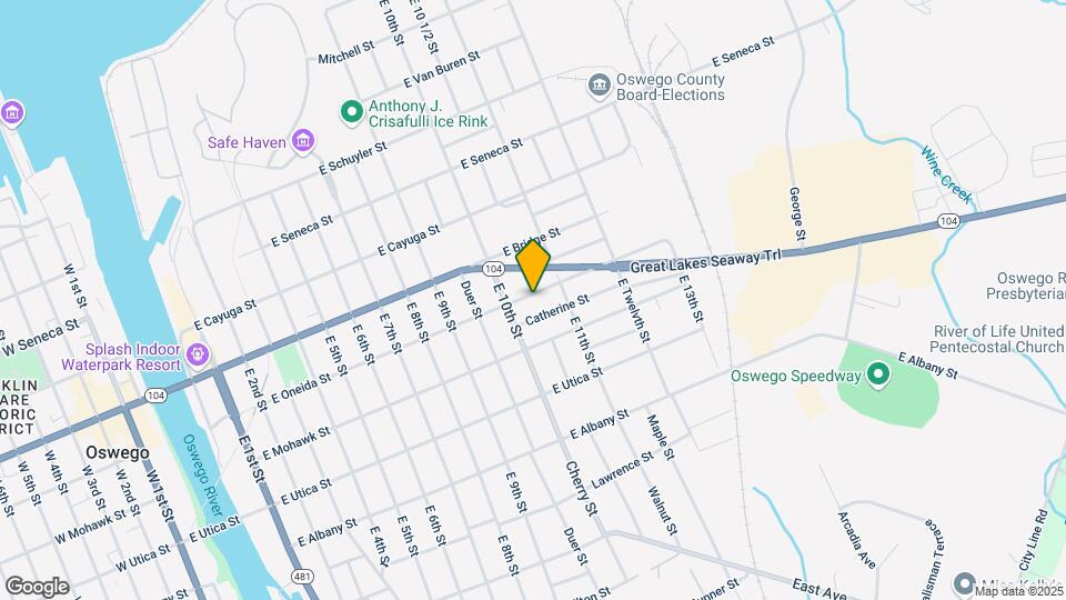 134 E Oneida St Map and Location Details
