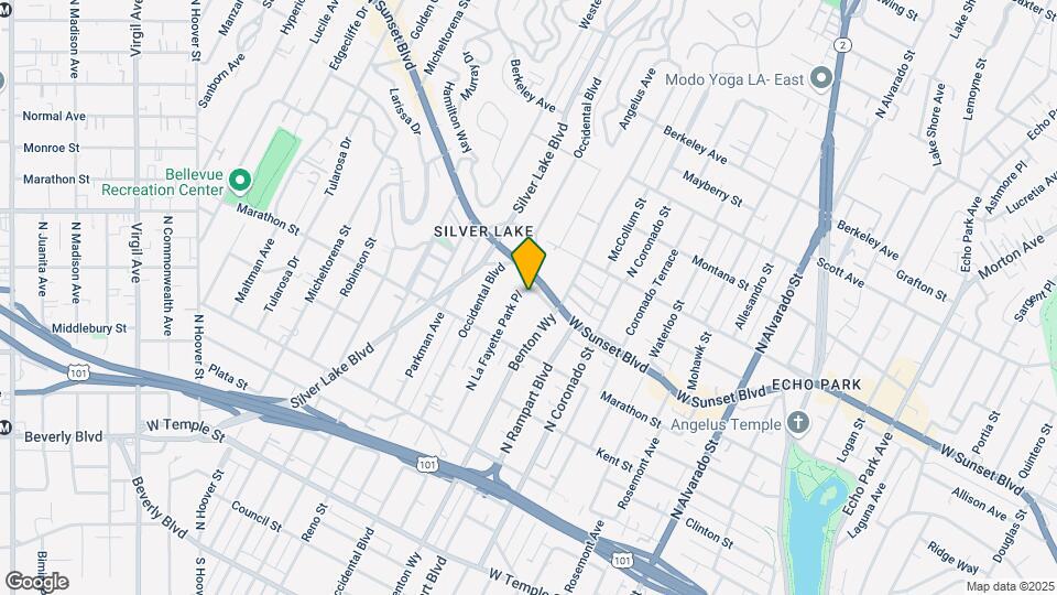 858 N La Fayette Park Pl Map and Location Details