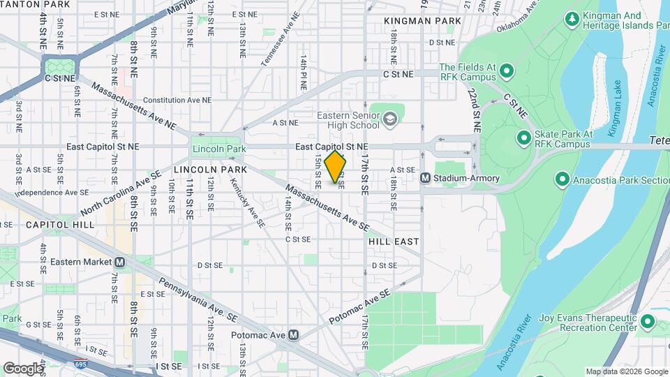 1536 Independence Ave SE Map and Location Details