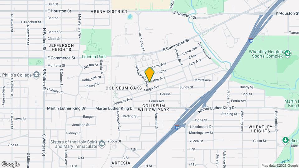 206 Hub Ave Map and Location Details