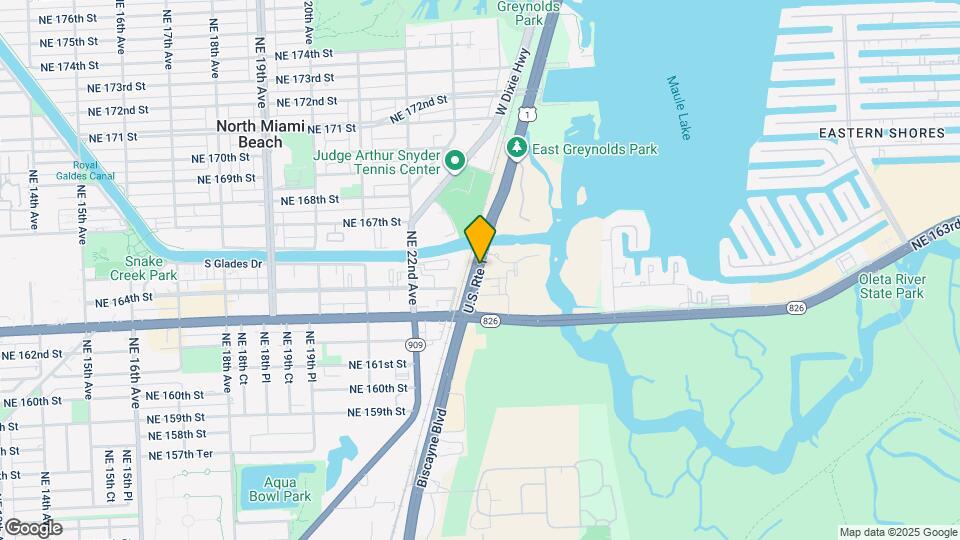 16385 Biscayne Blvd, Unit 504 Map and Location Details