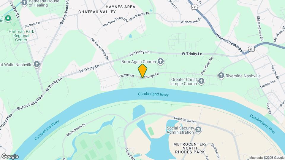 908 Youngs Ln Map and Location Details