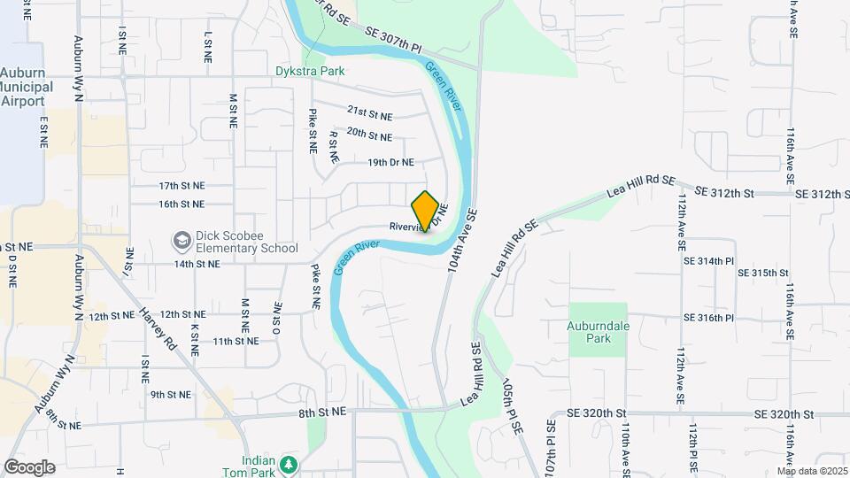 1614 Riverview Dr NE Map and Location Details