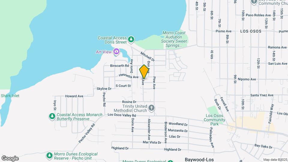 1924 Fearn Ave Mapa y Detalles de la Ubicación
