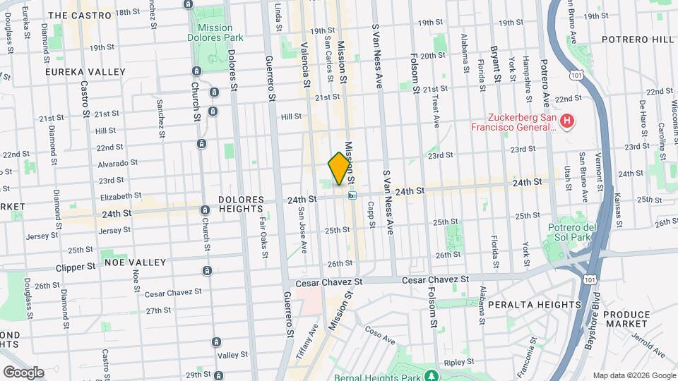 285 Bartlett St Map and Location Details