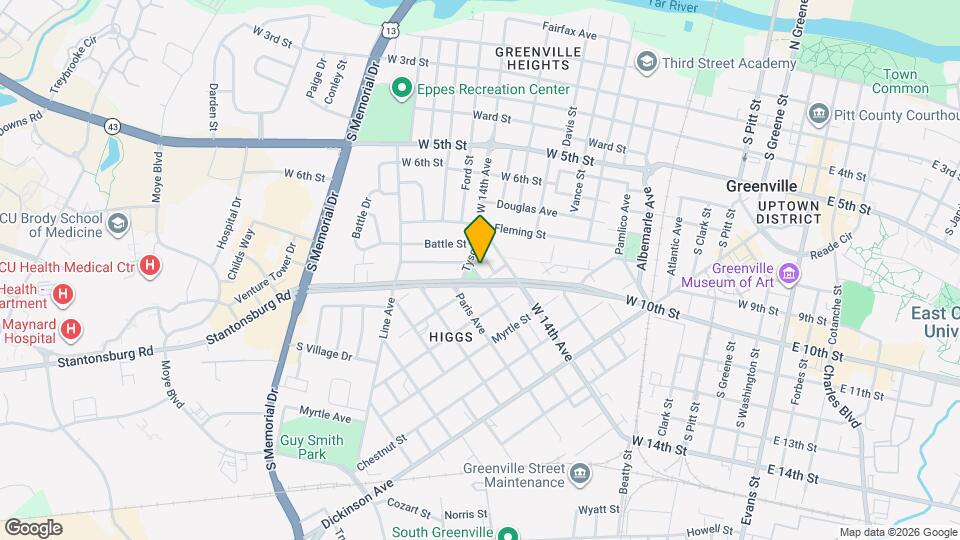 504 Davenport St Mapa y Detalles de la Ubicación