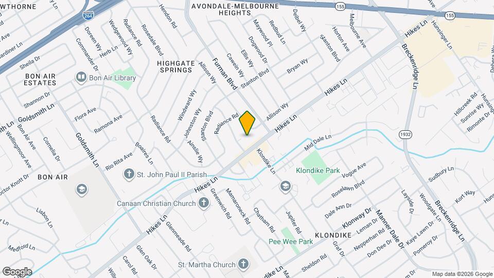 2904 Noe Ct Map and Location Details