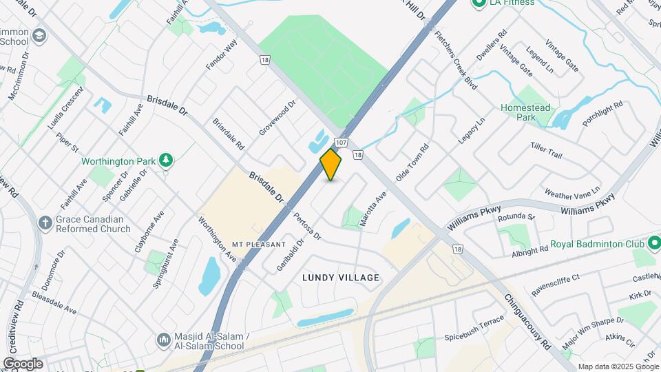 43 Summerdale Crescent Map and Location Details