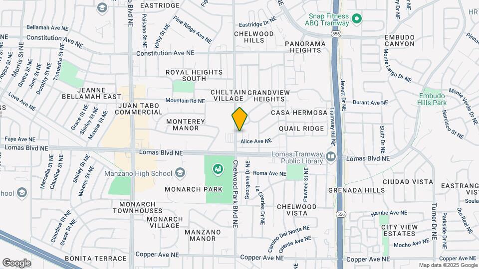 932 Chelwood Park NE Mapa y Detalles de la Ubicación