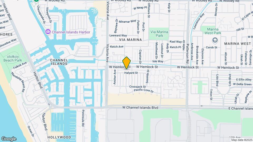 735 Halyard St Map and Location Details