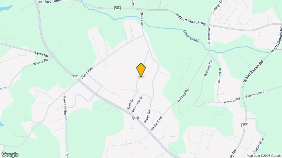 136 Edith Dr Map and Location Details