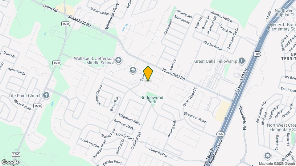 10842 Bentsen Palm Map and Location Details