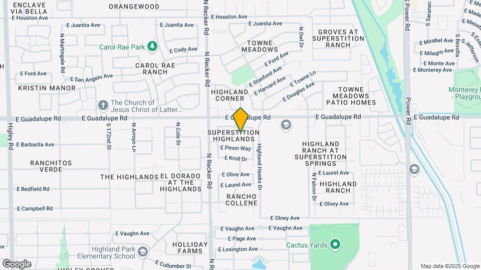 4118 E Breckenridge Way Map and Location Details