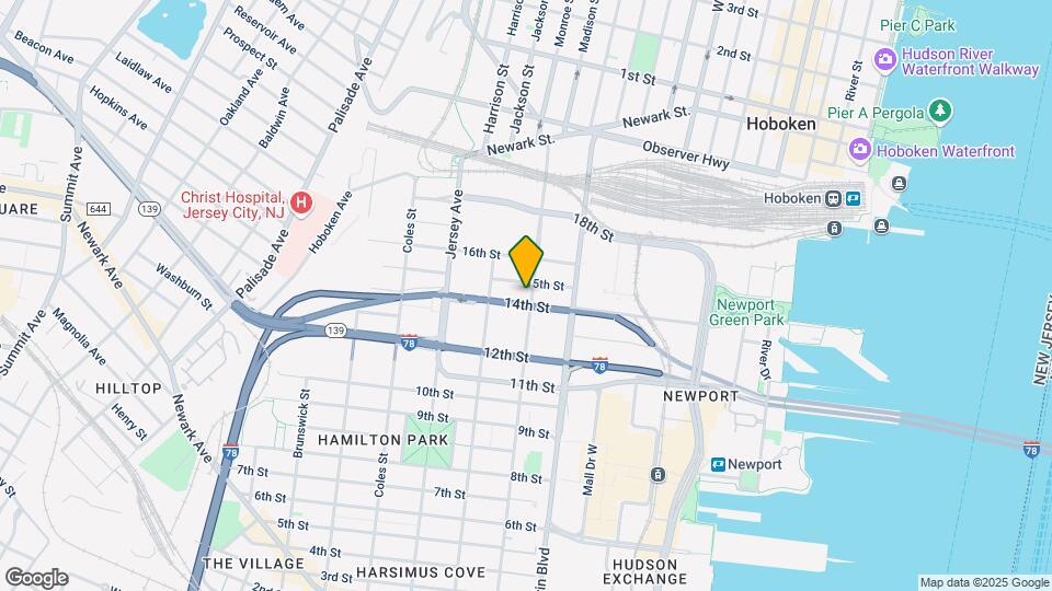 599 Grove St Mapa y Detalles de la Ubicación