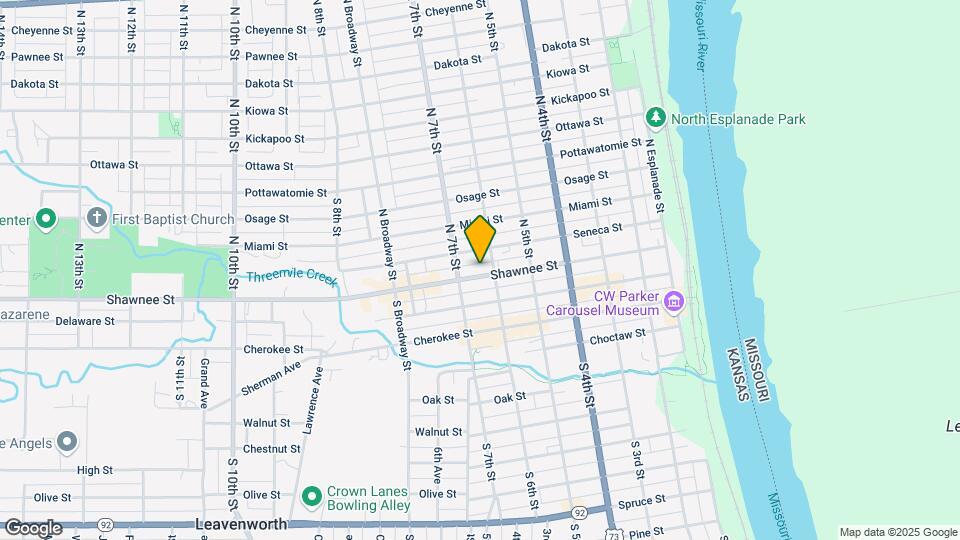 600 Shawnee St, Unit Unit 301 Map and Location Details