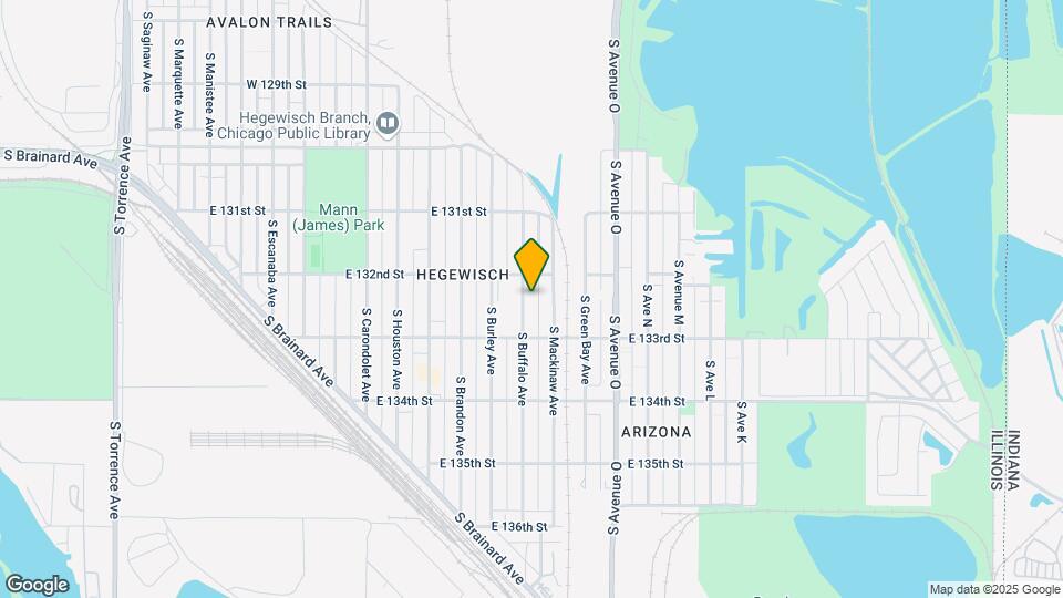 13221 S Buffalo Ave Map and Location Details