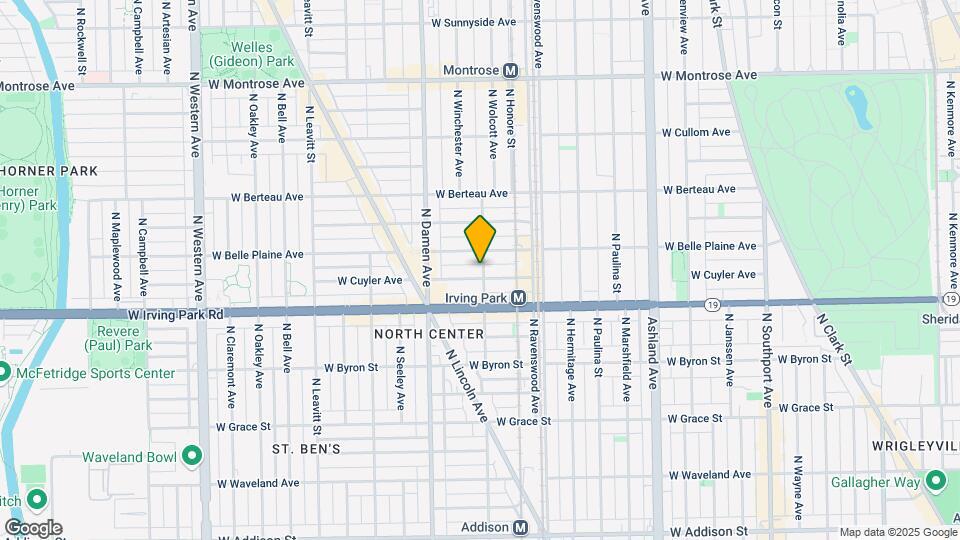 4032 N Wolcott Ave Mapa y Detalles de la Ubicación