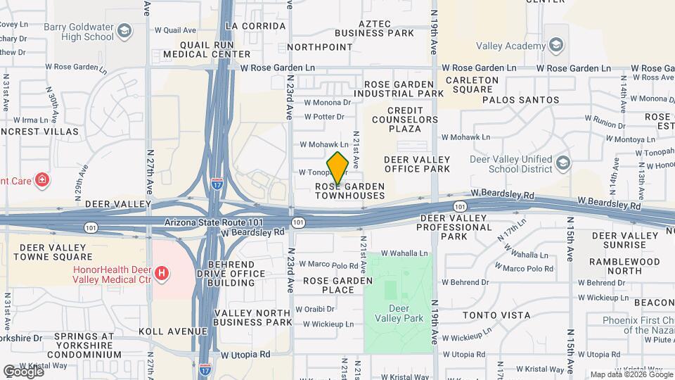 20227 N 21st Ln Map and Location Details
