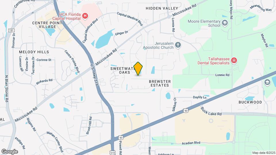 2564 Panther Creek Rd Map and Location Details